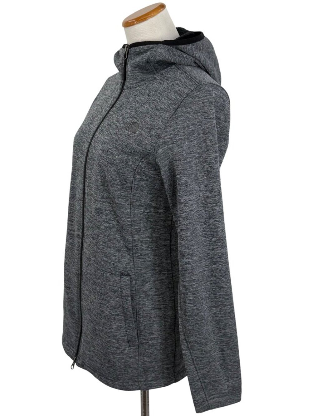 The North Face Gray Zip-Up Fleece Lined Canyonlands Hoodie Jacket S | Athleisure - Picture 6 of 16